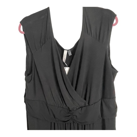 NY Collection Maxi Long Party Prom Dress Sleeveless Black Size 2X New With Tags - Picture 8 of 8